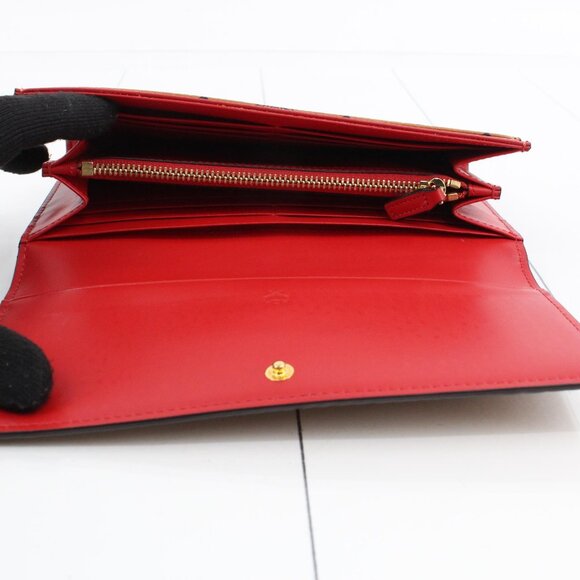 NWT MCM Trifold Wallet in Visetos Original - Picture 4 of 7